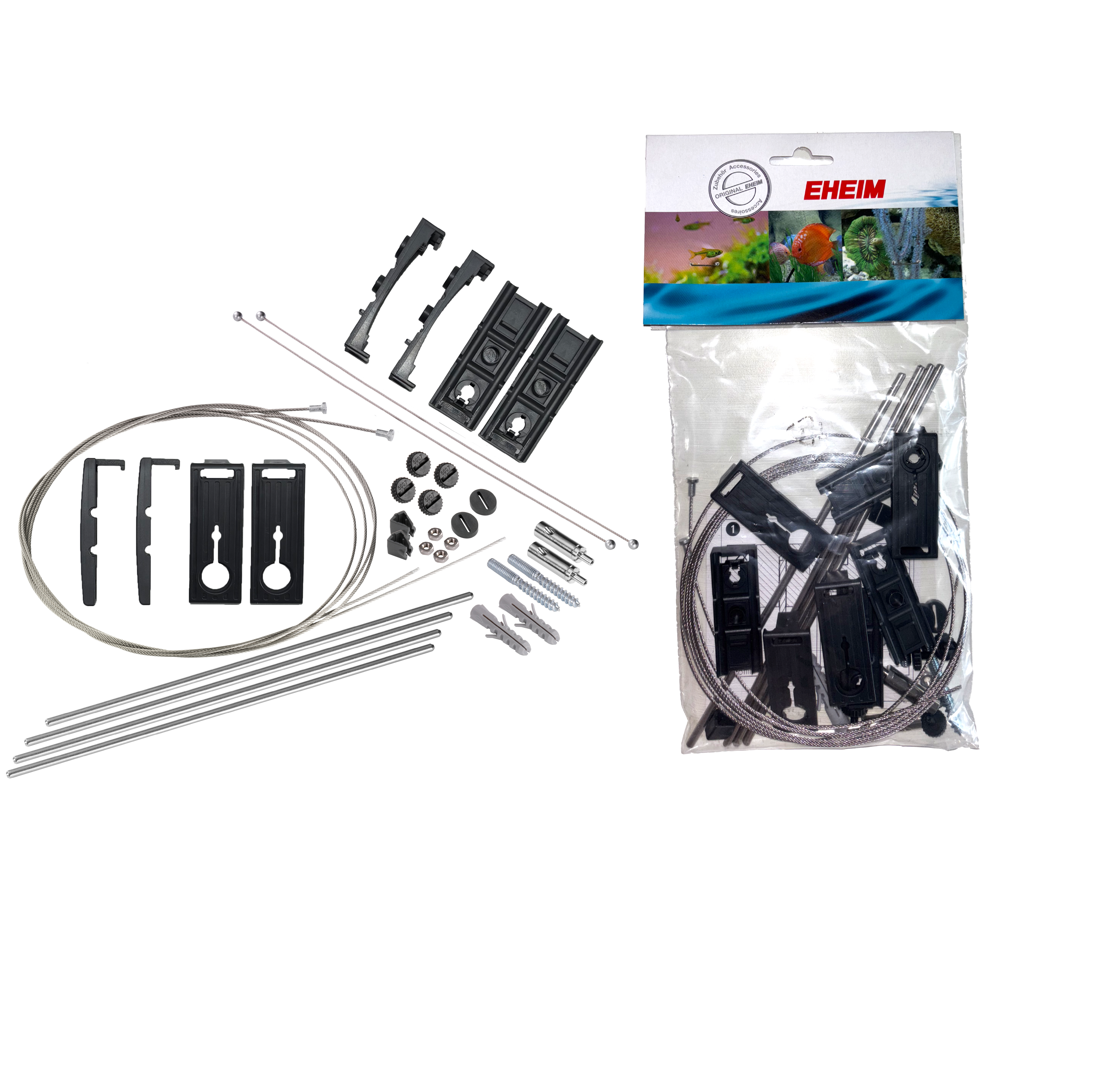 Double suspension wires for EHEIM powerLED & powerRGB