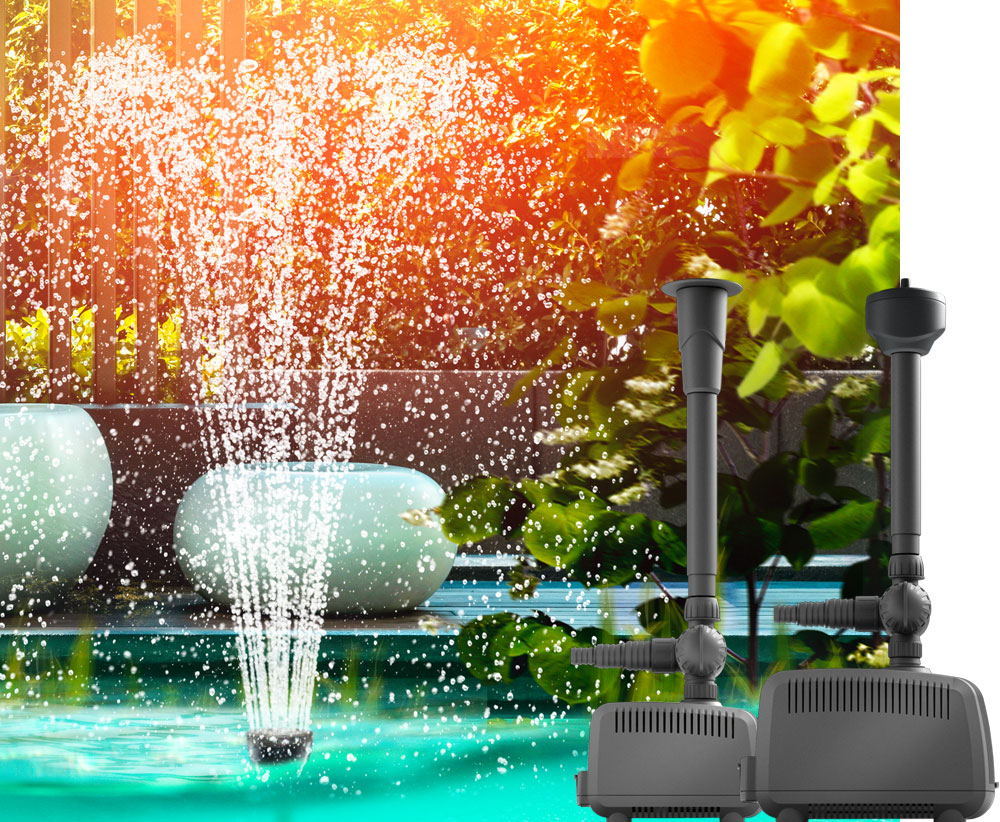 Water feature pumps
